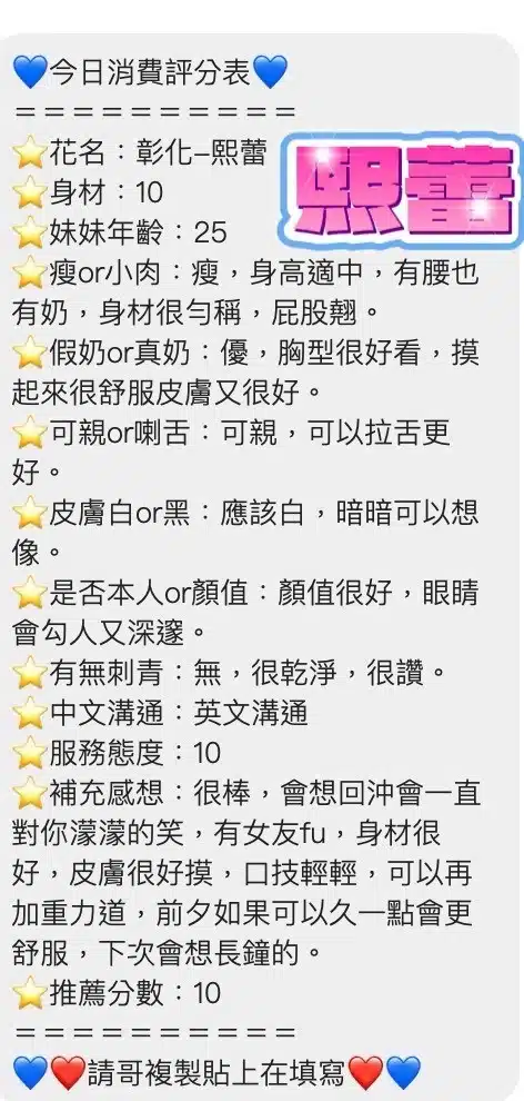 彰化定點茶-熙蕾/158/45/21/E